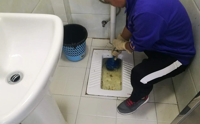 马尾疏通蹲坑